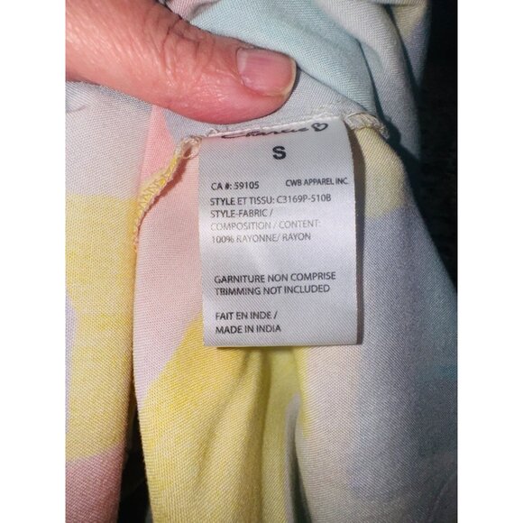 Charlie B Printed Tiered Maxi Patchwork Mosaic Multicolor Resort Travel Summer - Picture 7 of 9